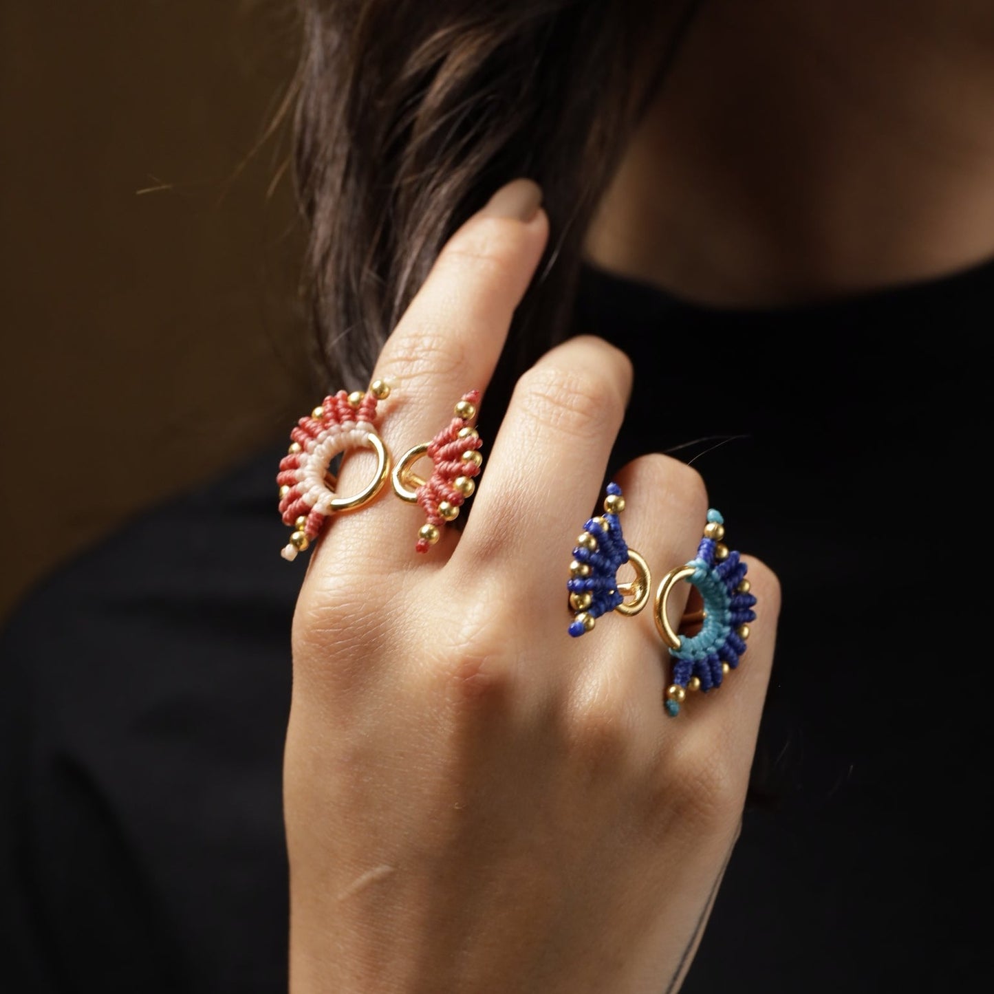 Anillo Doble Círculos