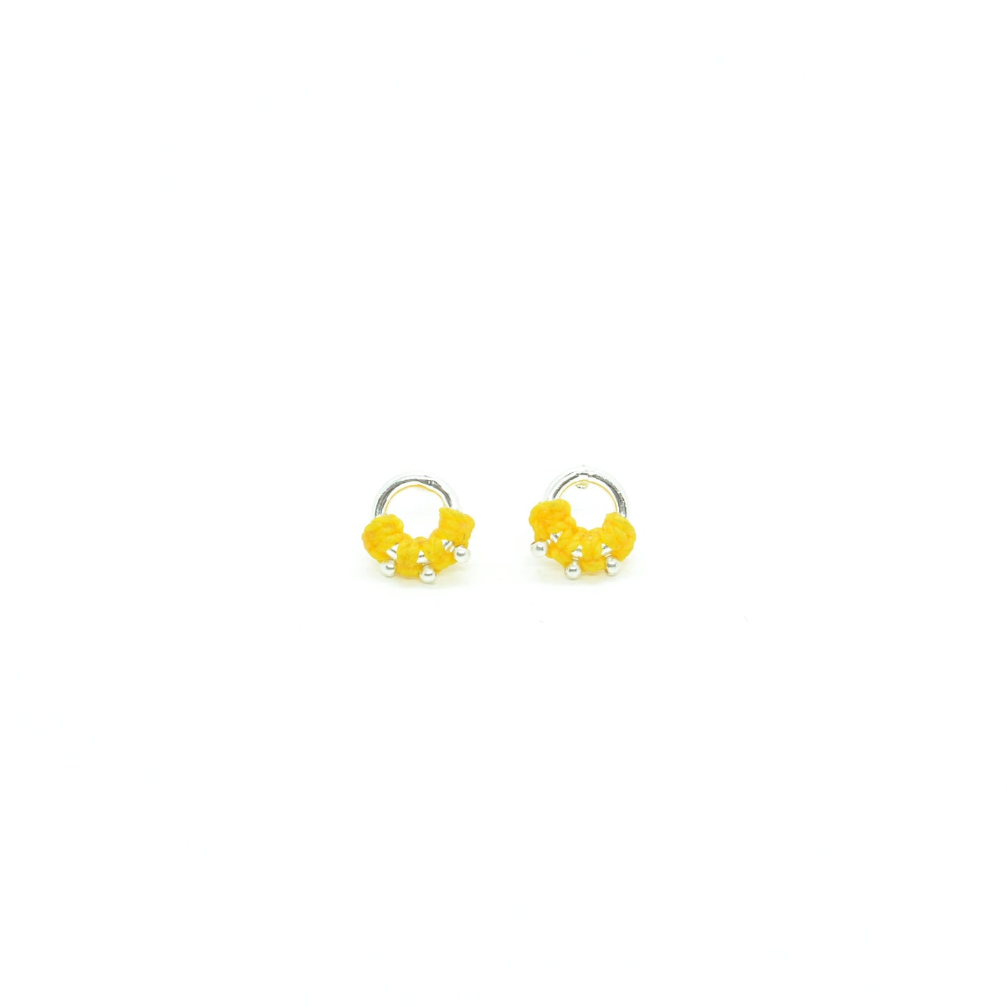 Topos Circular Mini Plateado
