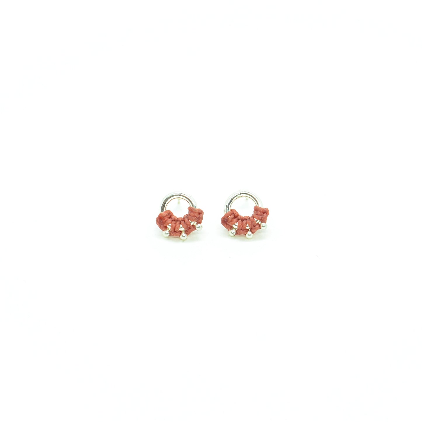 Topos Circular Mini Plateado