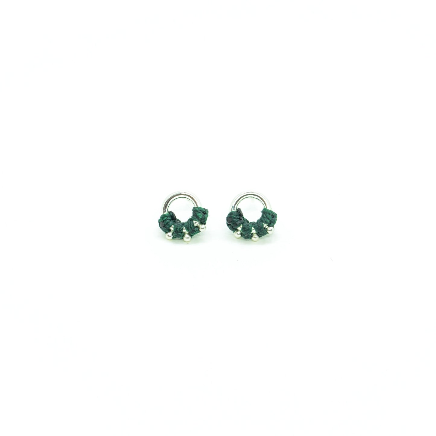 Topos Circular Mini Plateado