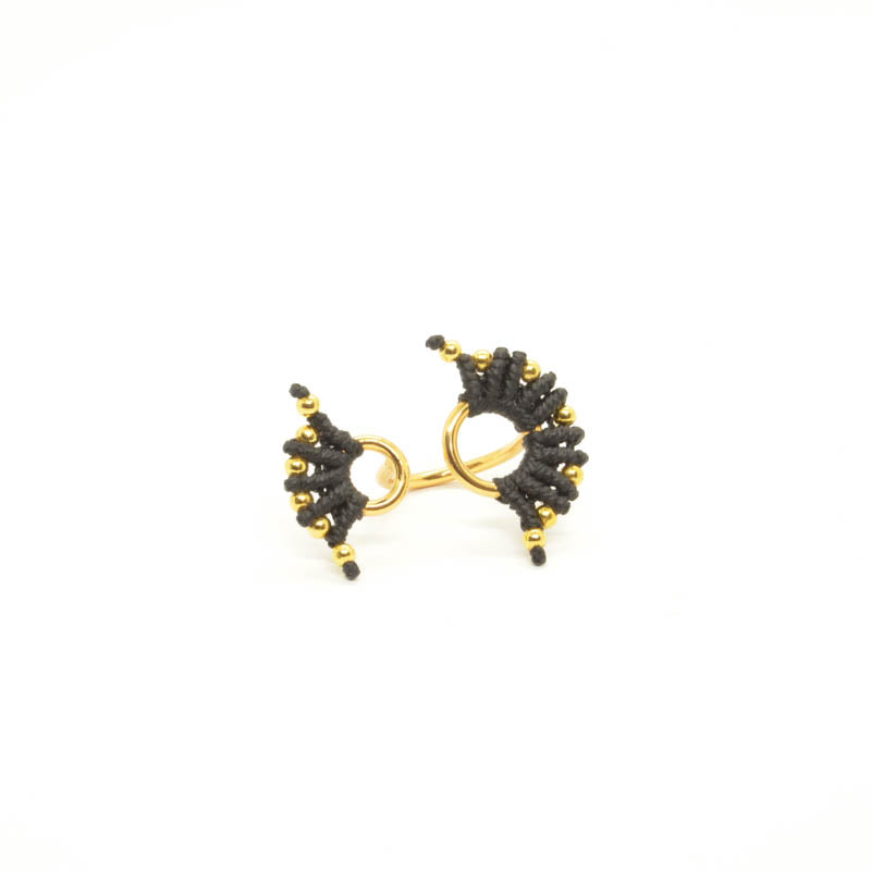 Anillo Doble Círculos
