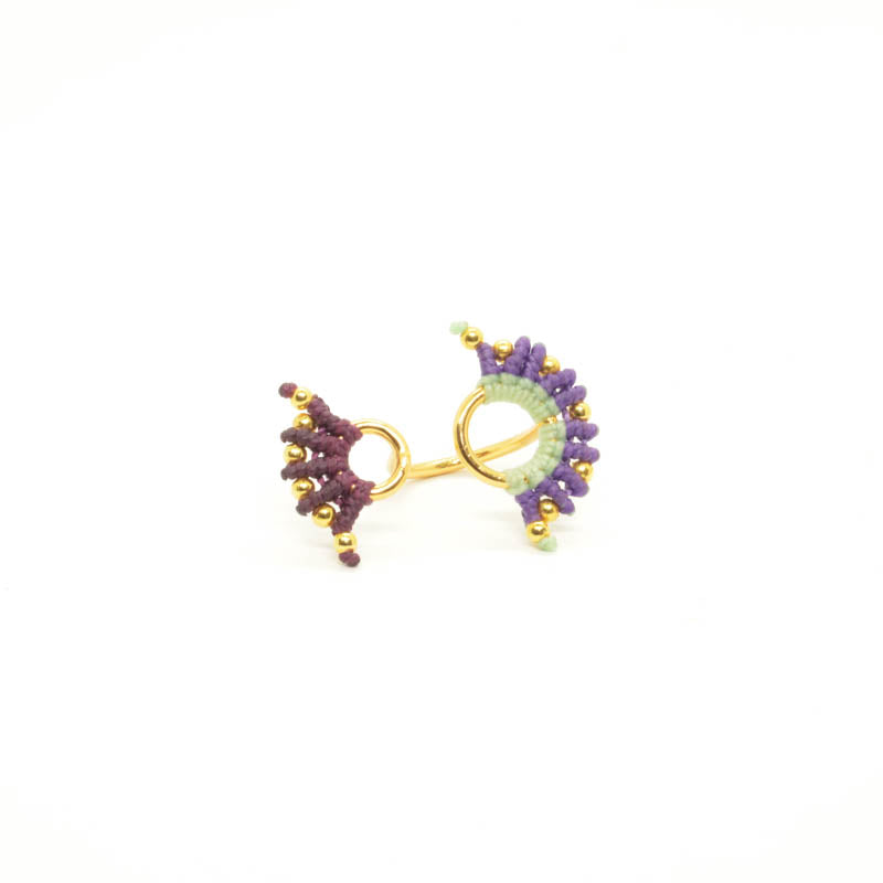 Anillo Doble Círculos