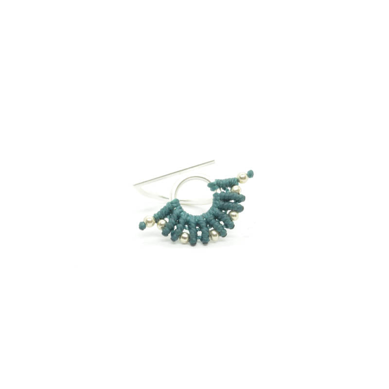 Anillo Círculo Plateado
