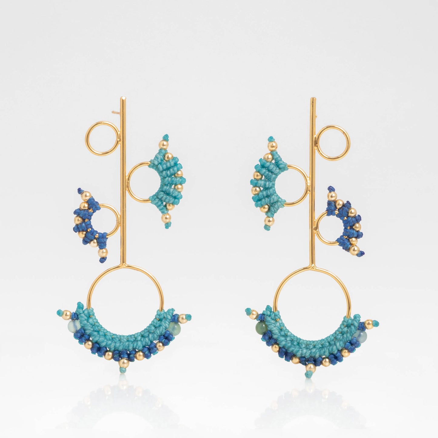 Aretes 4 Círculos