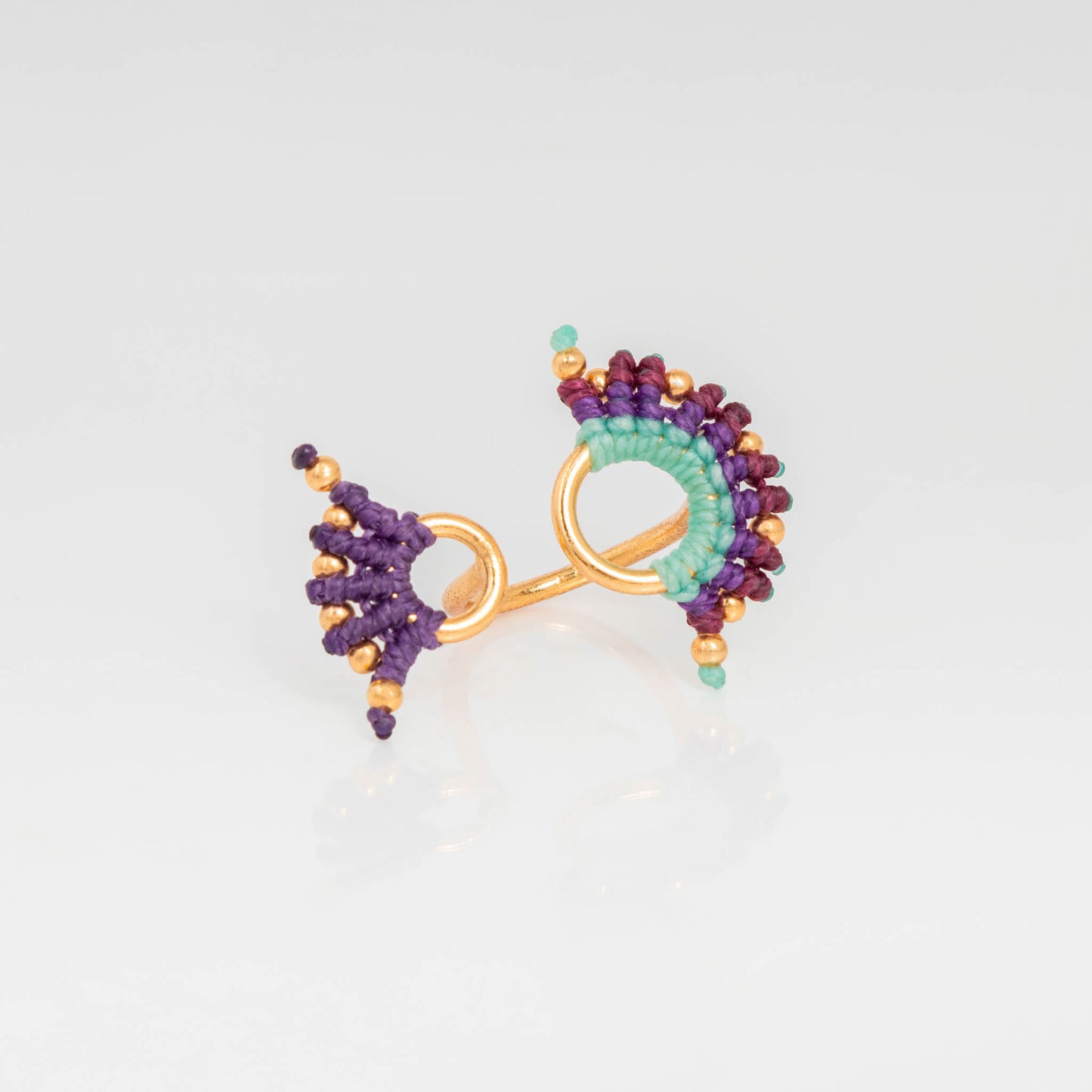 Anillo Doble Círculos