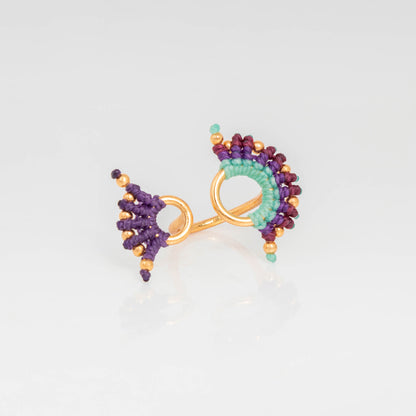 Anillo Doble Círculos