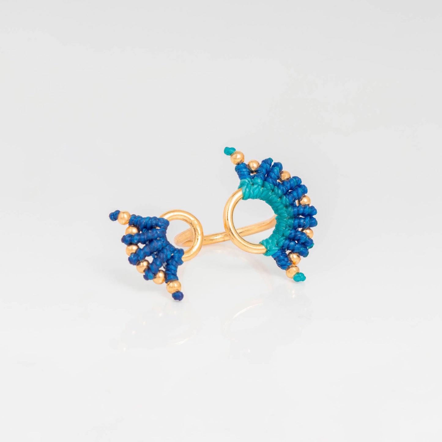 Anillo Doble Círculos
