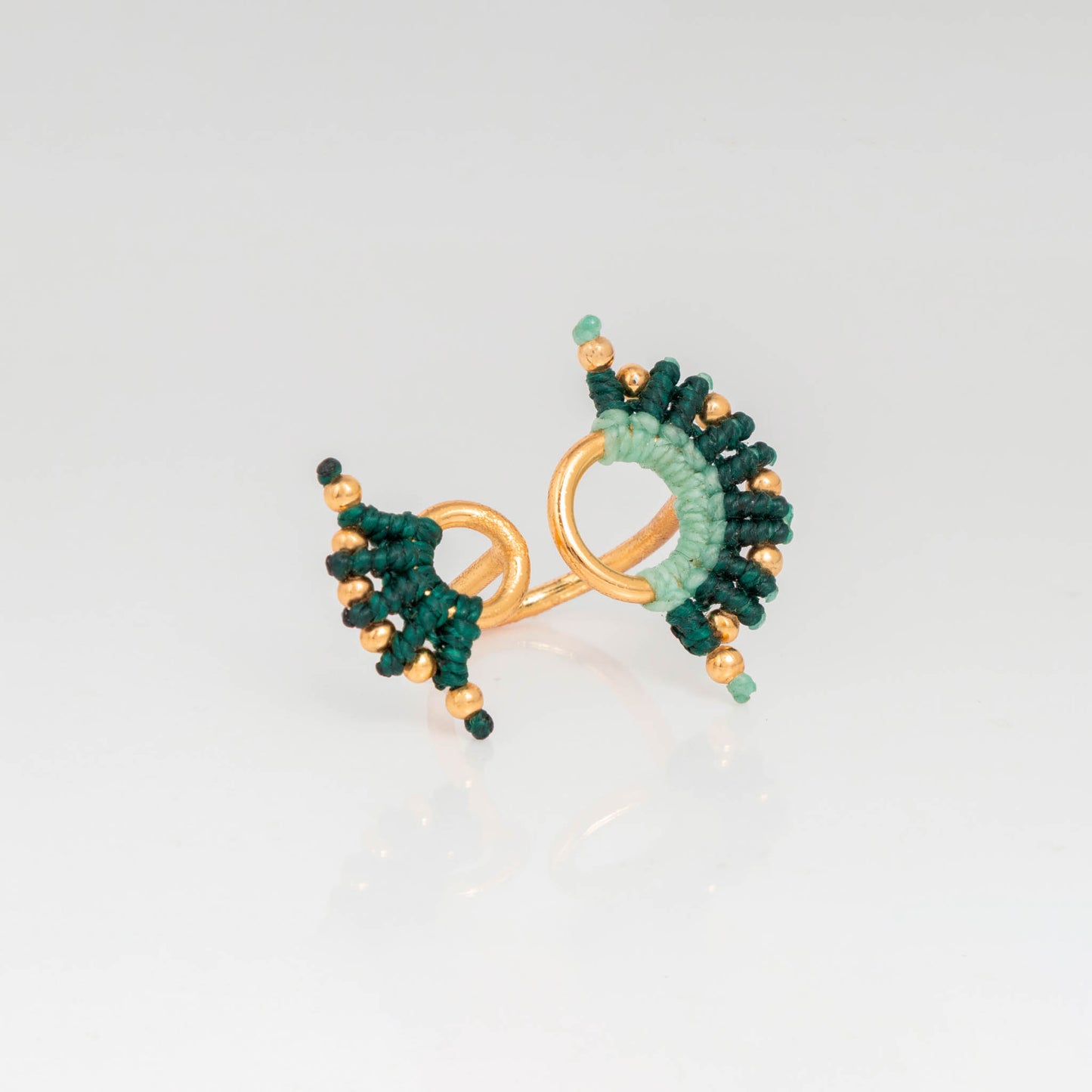 Anillo Doble Círculos
