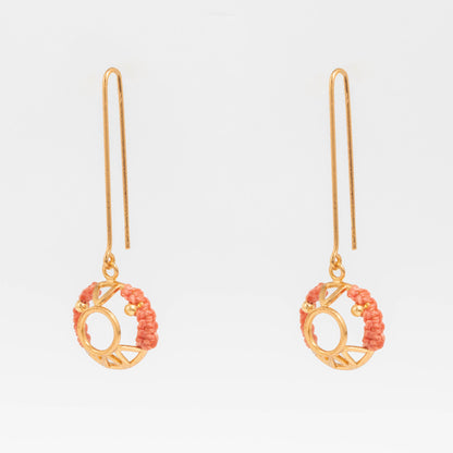 Aretes Tambor Colgante