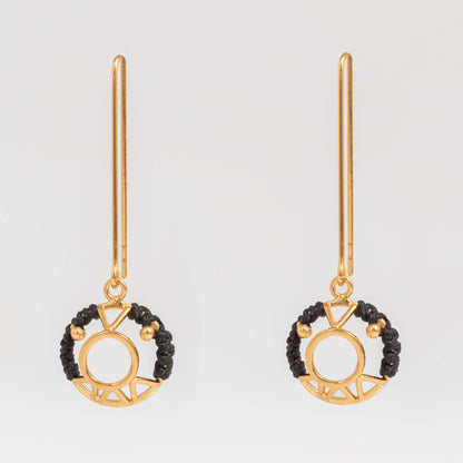 Aretes Tambor Colgante