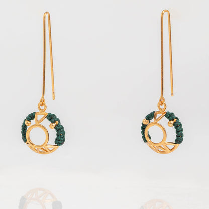 Aretes Tambor Colgante